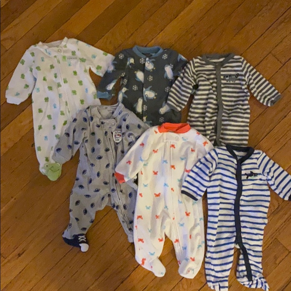 Carter’s Baby Boy Button Up Sleepers